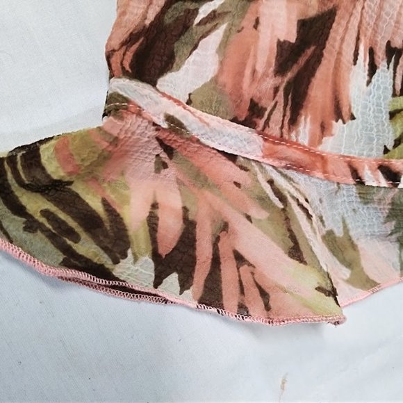 Alfred Dunner Sheer 3/4 Length Sleeve Fall Colors Size 12 - Picture 6 of 6